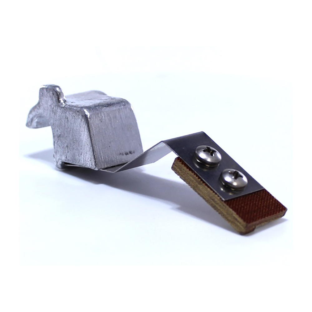 Upper and Lower pulley wiper assembly for Hobart meat saws. Replaces B102399