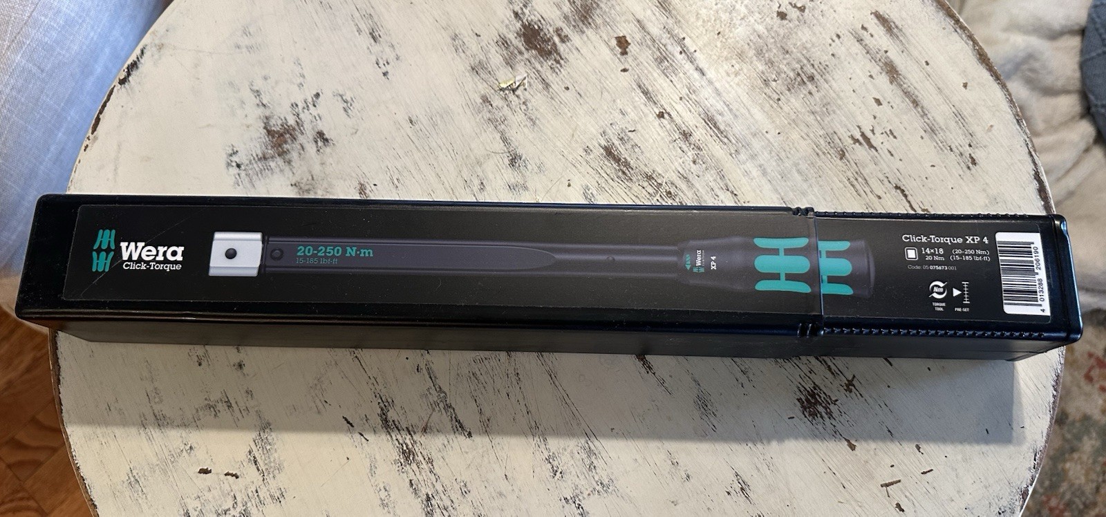 Wera Click-Torque XP4 pre-set adjustable torque wrench for insert tools, 20-250