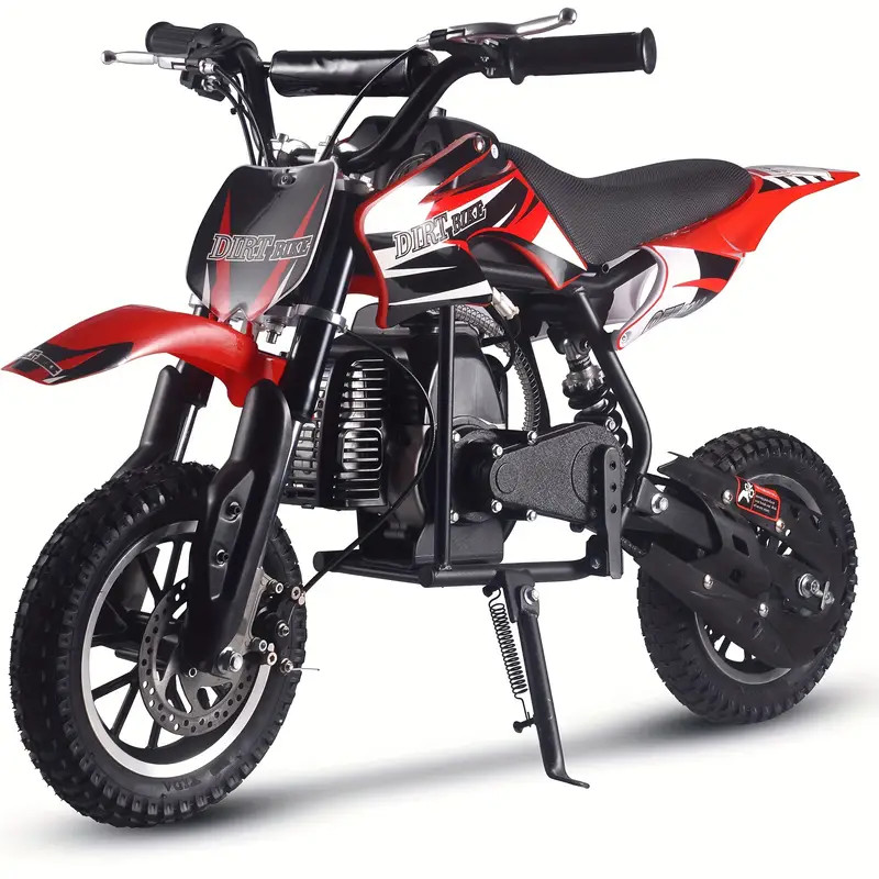 [Mini Dirt Bike] 2 Stroke Mini 50CC Gas Dirt Bike DB1 Model red