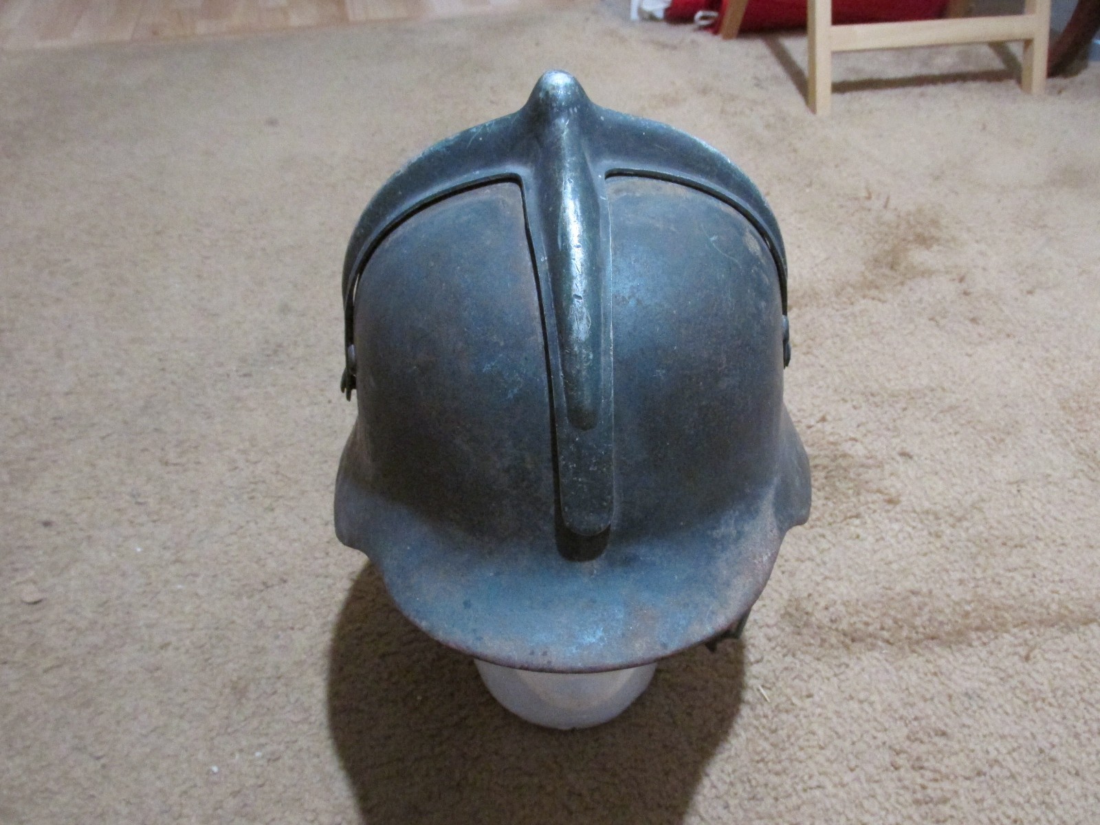 WW2 Hungarian Tuzolto military fire helmet GY 66 (Gyor)