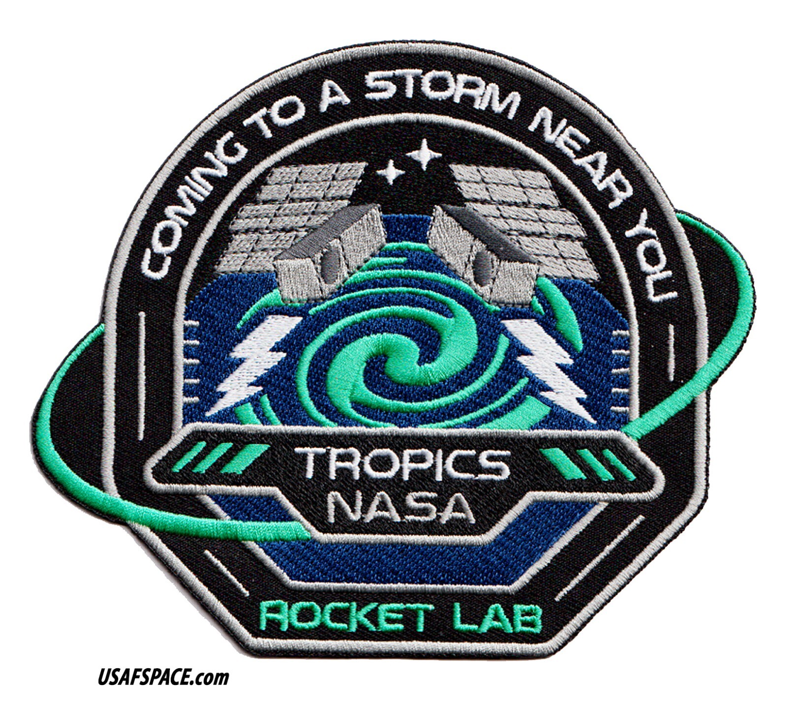 ROCKET LAB 37-TROPICS-Coming To A Storm Near You-ELECTRON-NASA GSFC SPACE PATCH