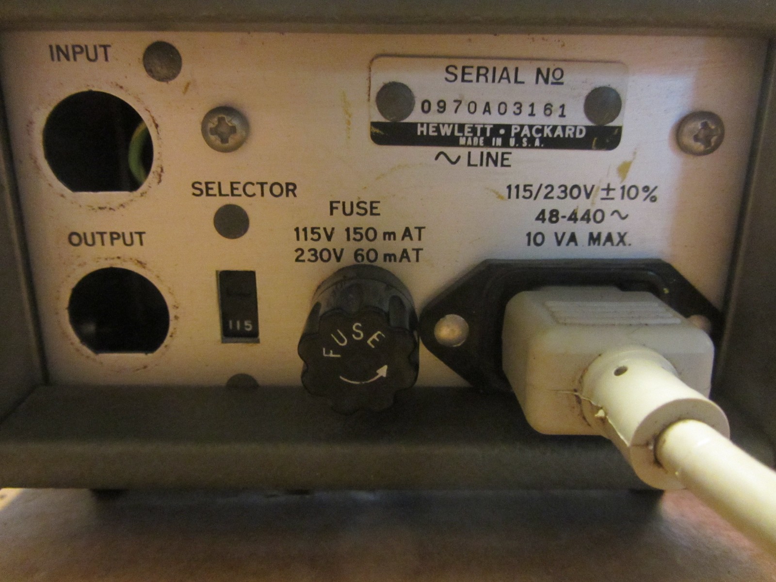 HP465A 5Hz-1Mhz Amplifier