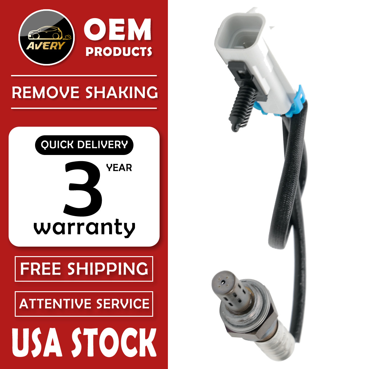 ✅ OEM Upstream + Downstream 4 Oxygen O2 Sensors For Chevy Tahoe GMC Sierra Yukon
