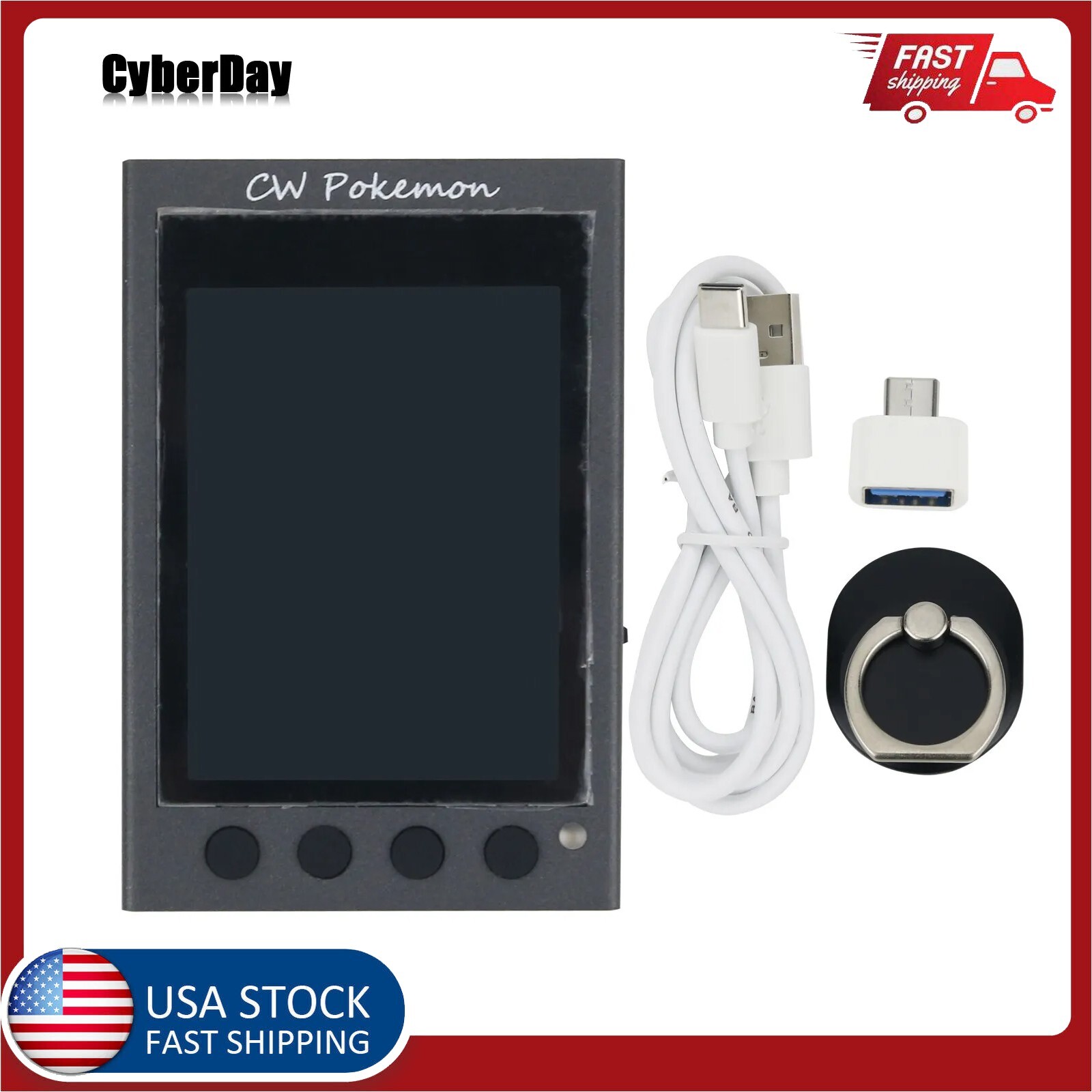 HAMCUBE CW Trainer Morse Code Trainer Compact Size With Display For Telegraph US