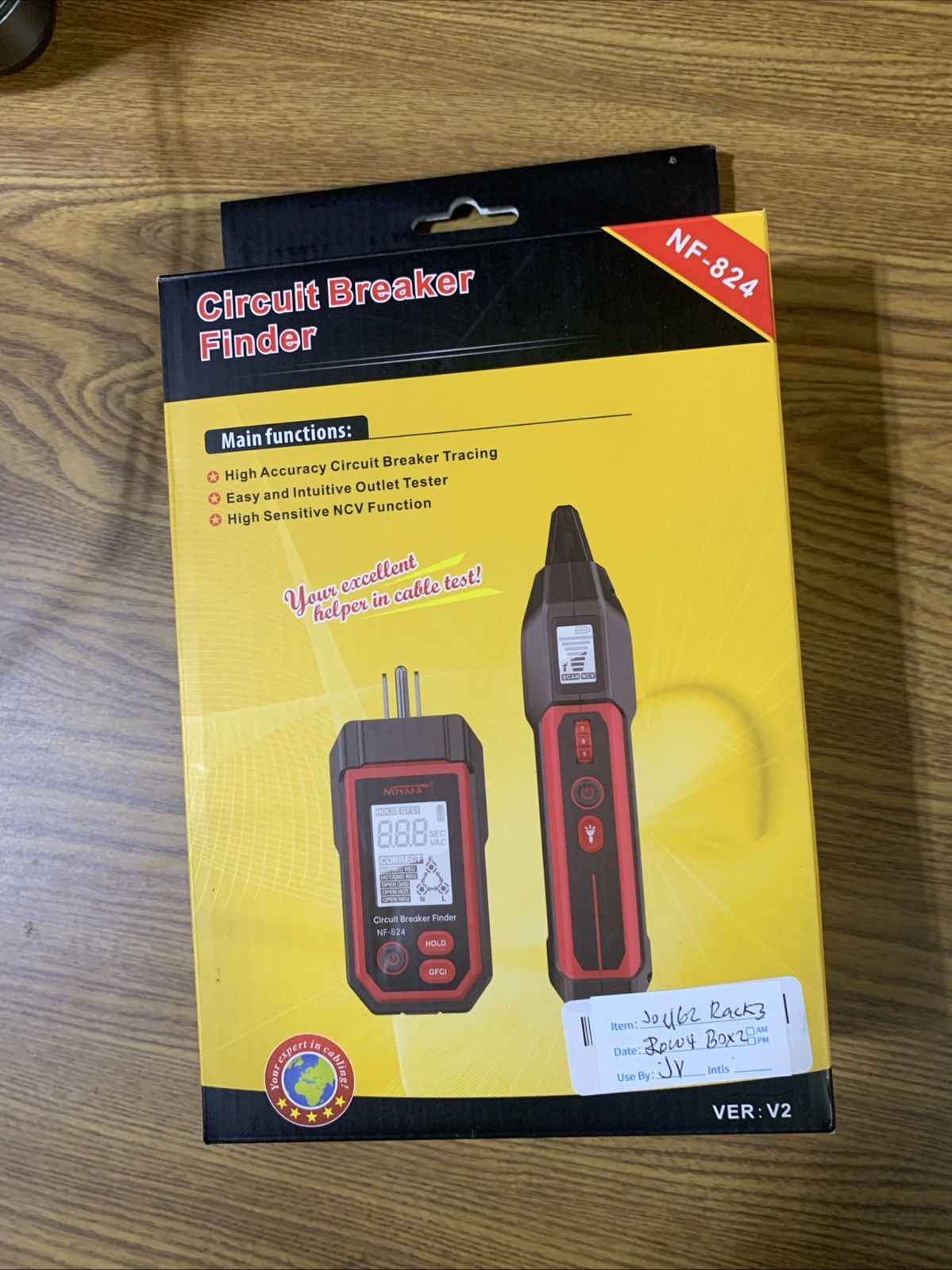 NF-824 AC Circuit Breaker Finder 90-230V LCD GF Used Excellent