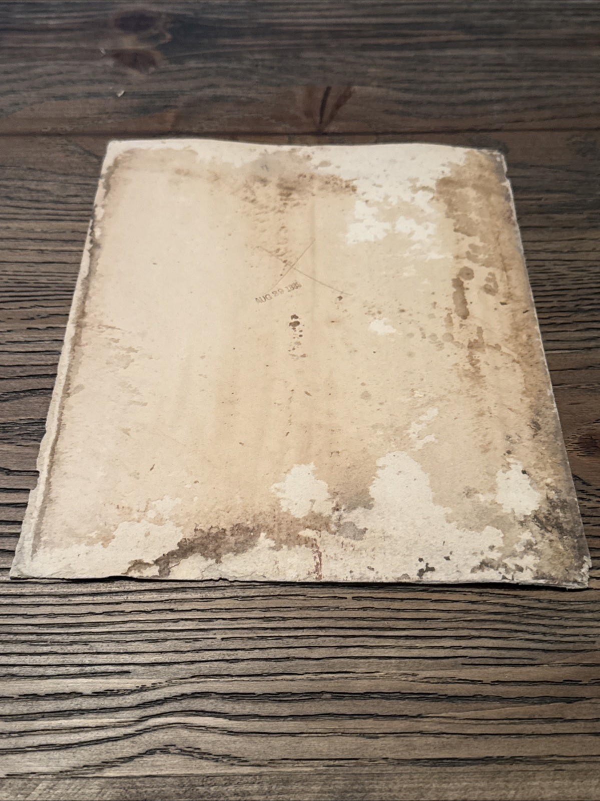 Civil War Union Soldier Albumen Image Slouth Hat Cartridge Box Tent Background