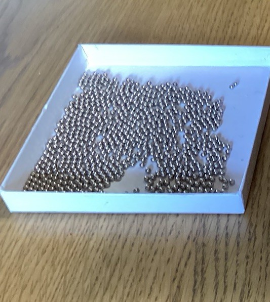 Chimes, Falling Rain Nature Wooden Box Zen Sound Metal Beads,Meditation EUC