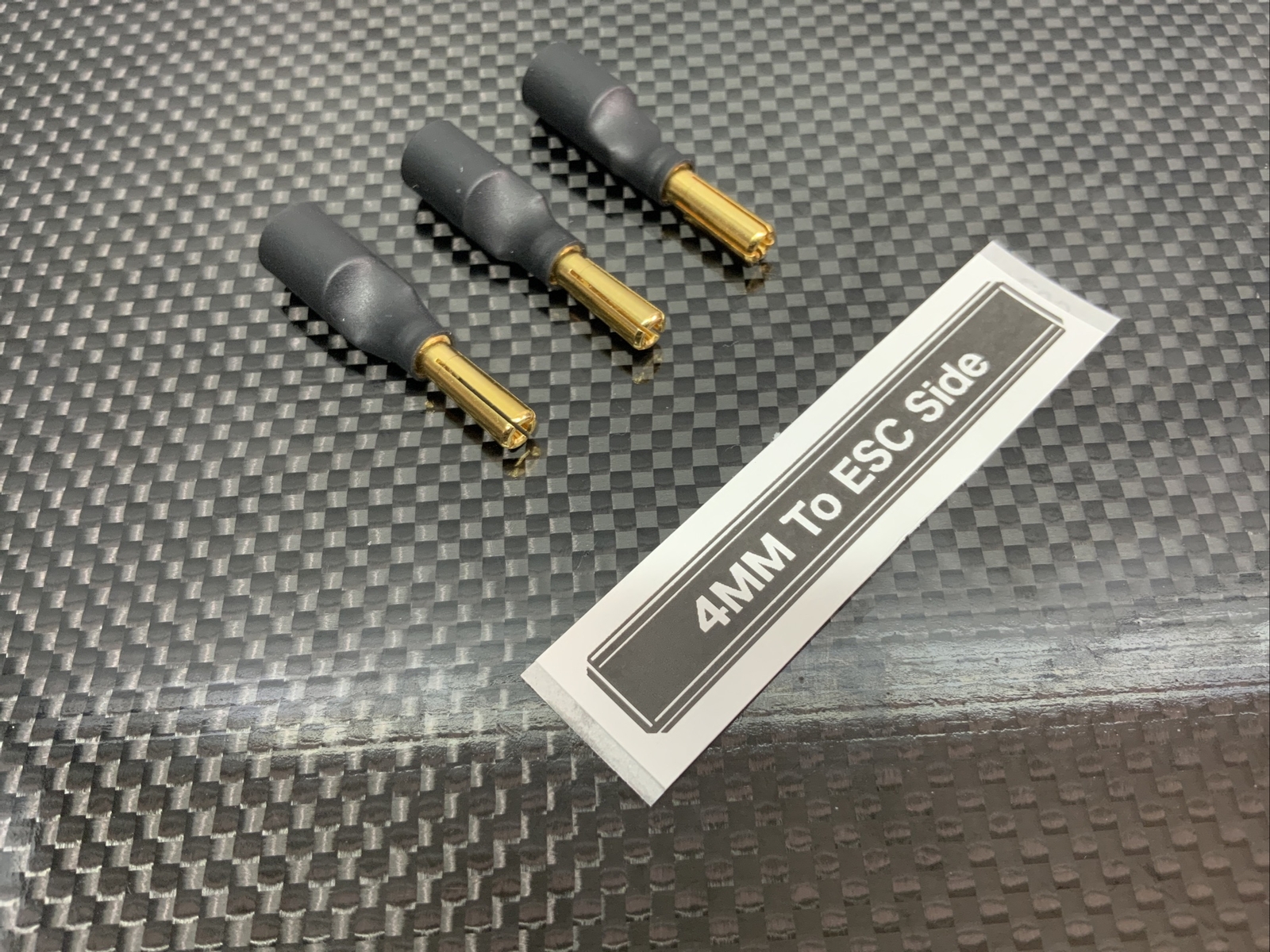 6.5mm Female To 4mm Male Bullet Connector Adapter For RC 6.5mm Motor & 4mm ESC