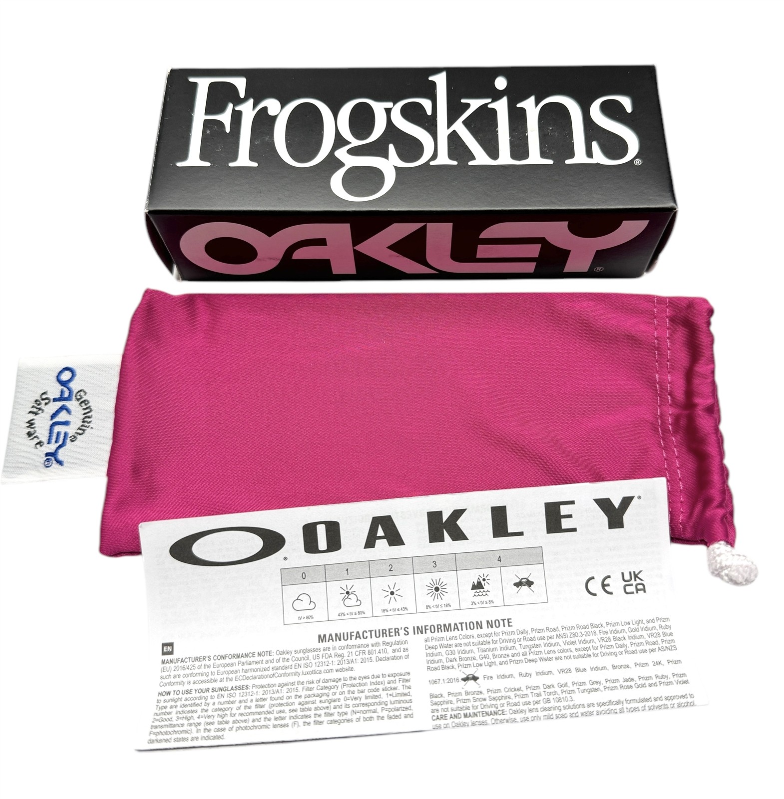 Oakley Youth Fit Sunglasses Frogskins XXS OJ9009-0148 Black Prizm Gray Kids Size