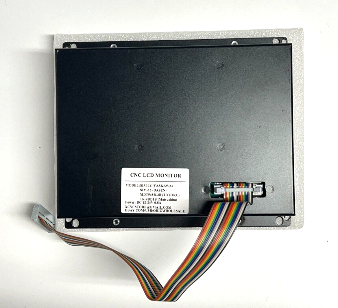DIRECT LCD REPLACEMENT MONITOR FOR YASNAC SIM-16 MDT948B-3B HMK-399 CRT