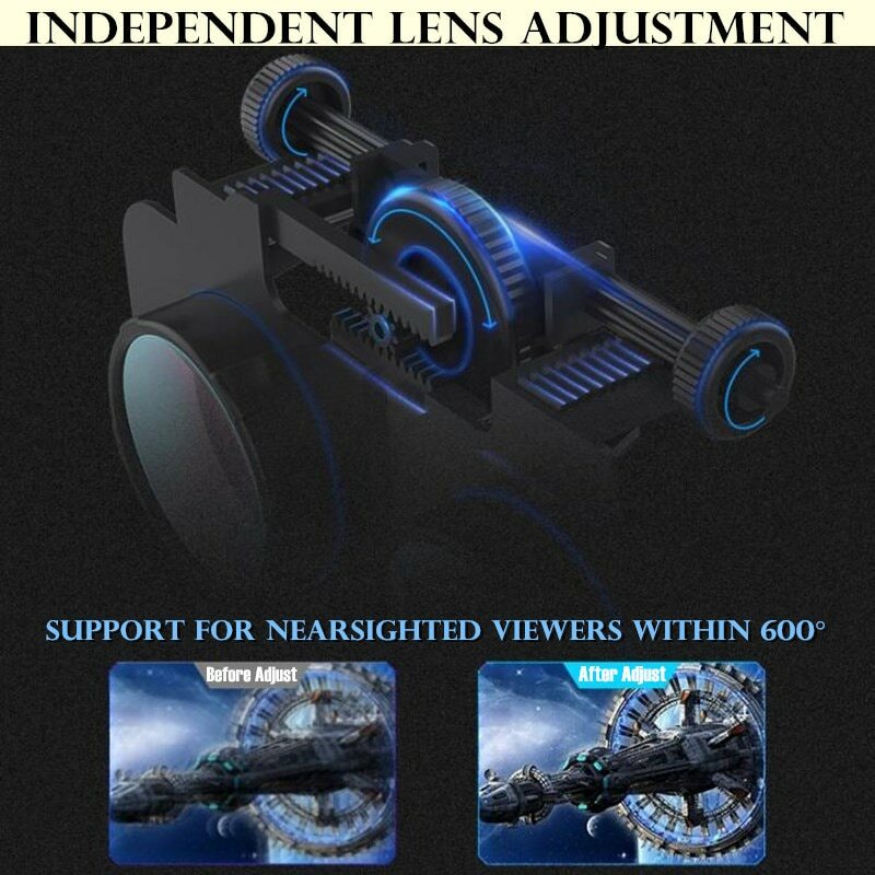 Lentes De Realidad Virtual 3D Aumentada Para Android Iphone Envio Gratis