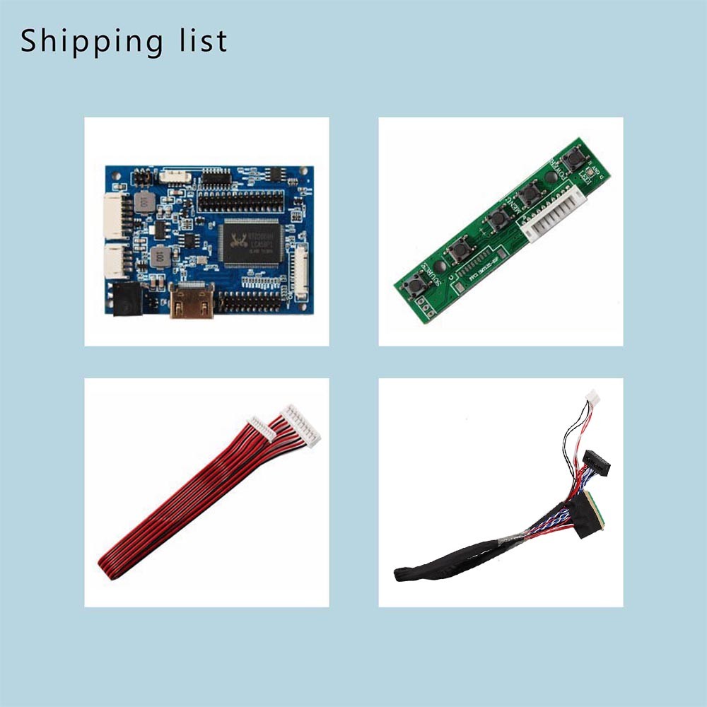HD LCD Controller Board For 10.1in 1280x800 B101EW05 LP101WX1 HSD101PWW1 LCD