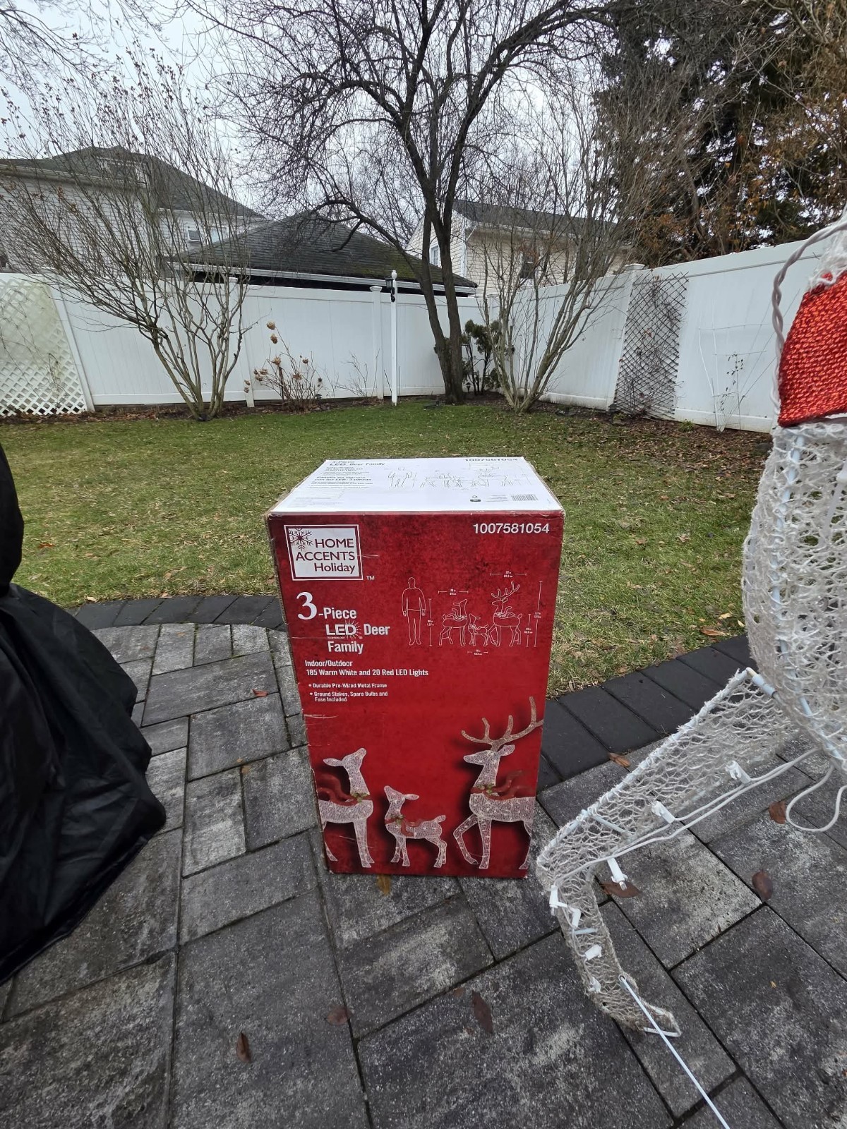 3pc LED Lighted Christmas Deer Family