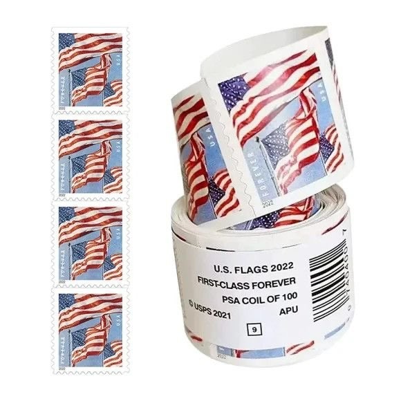 New Collection 20 ROLLS Of 100 USPS Postage-1000 PCS-Special Sale (2022)
