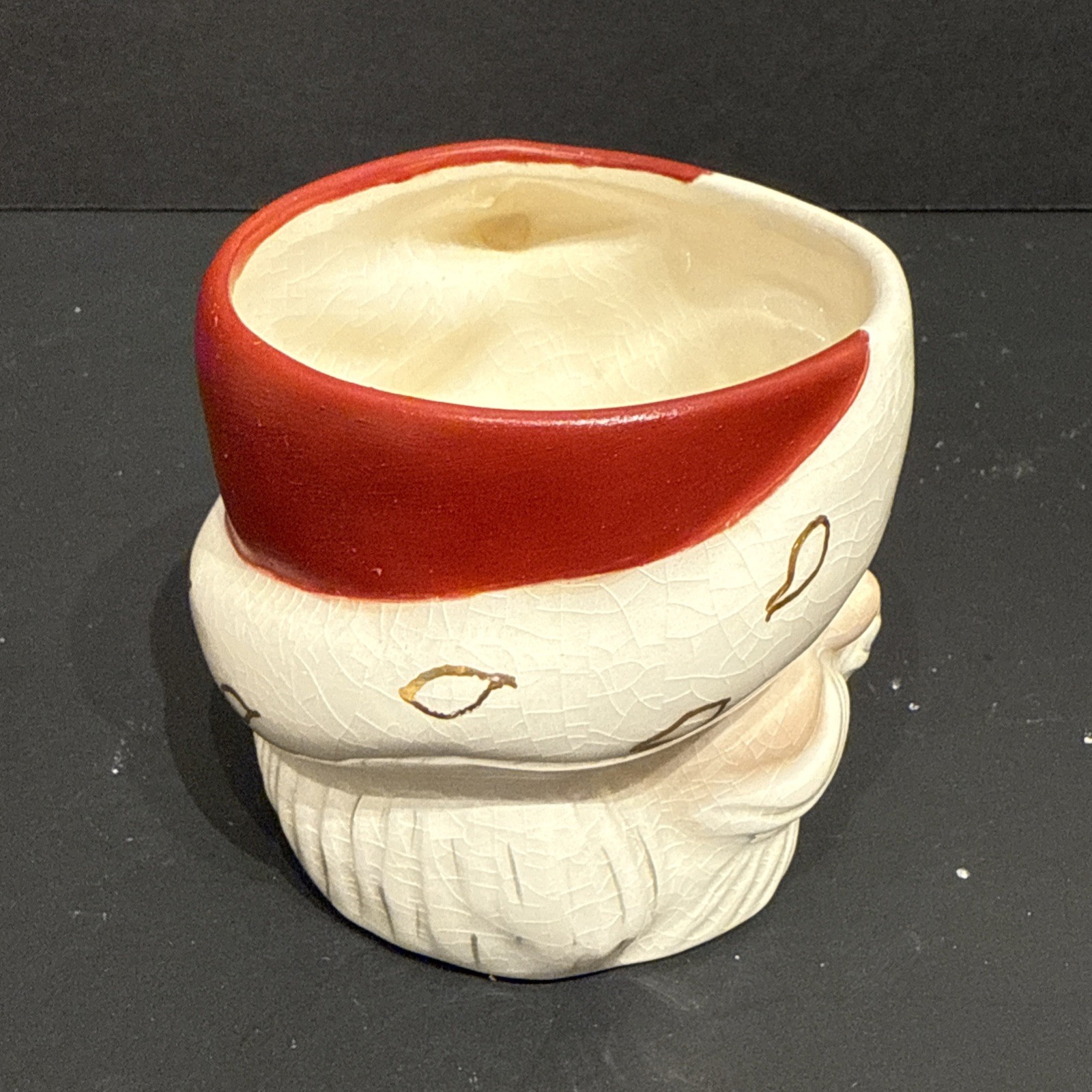 Vintage Santa Mugs Set Of 4 HH Style Made In Japan, 2.75” Tall