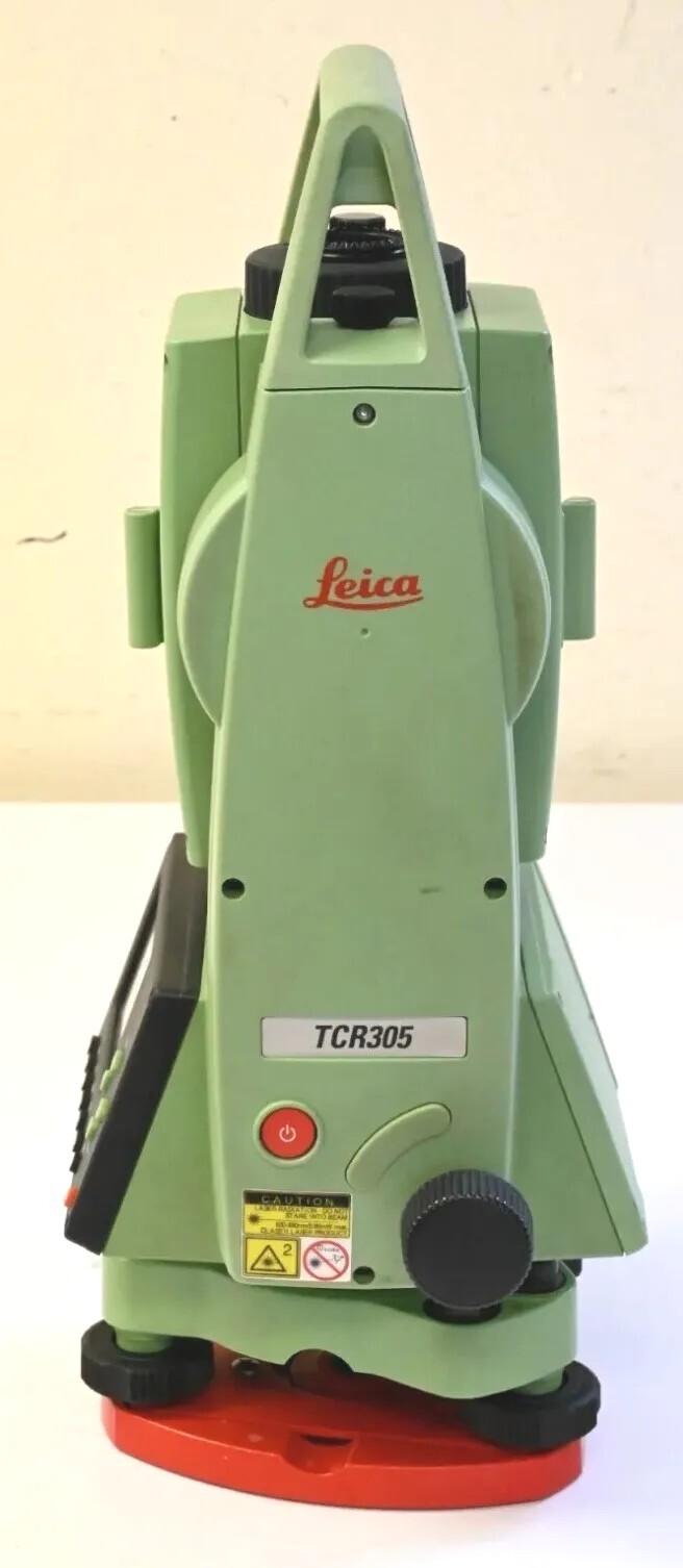 Leica TCR305 GeoSystems Survey Total Station Dual Display AS IS Please Read Desc