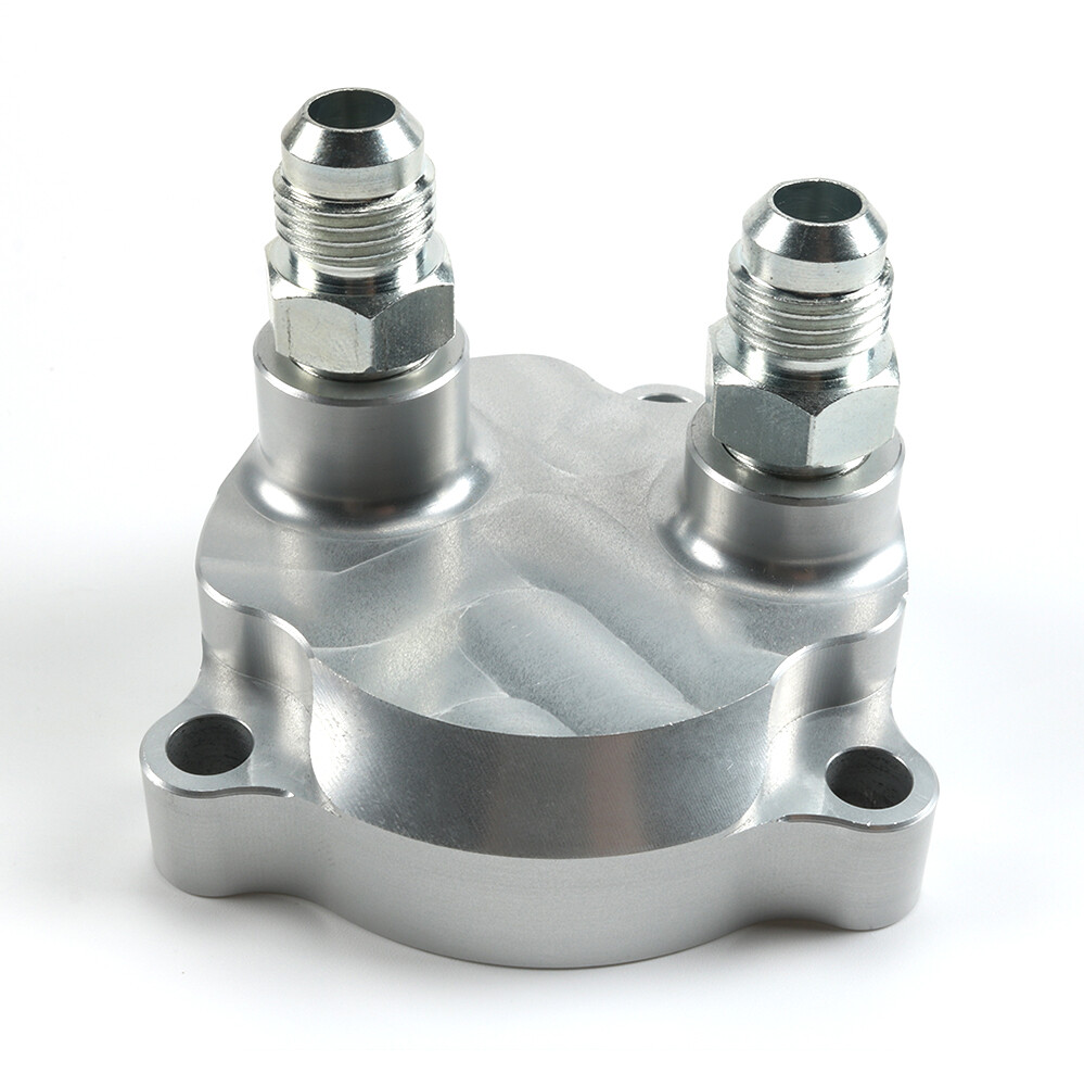 Fit Yamaha Warrior Raptor 350 Oil Filter to oil Cooler Adapter Billet