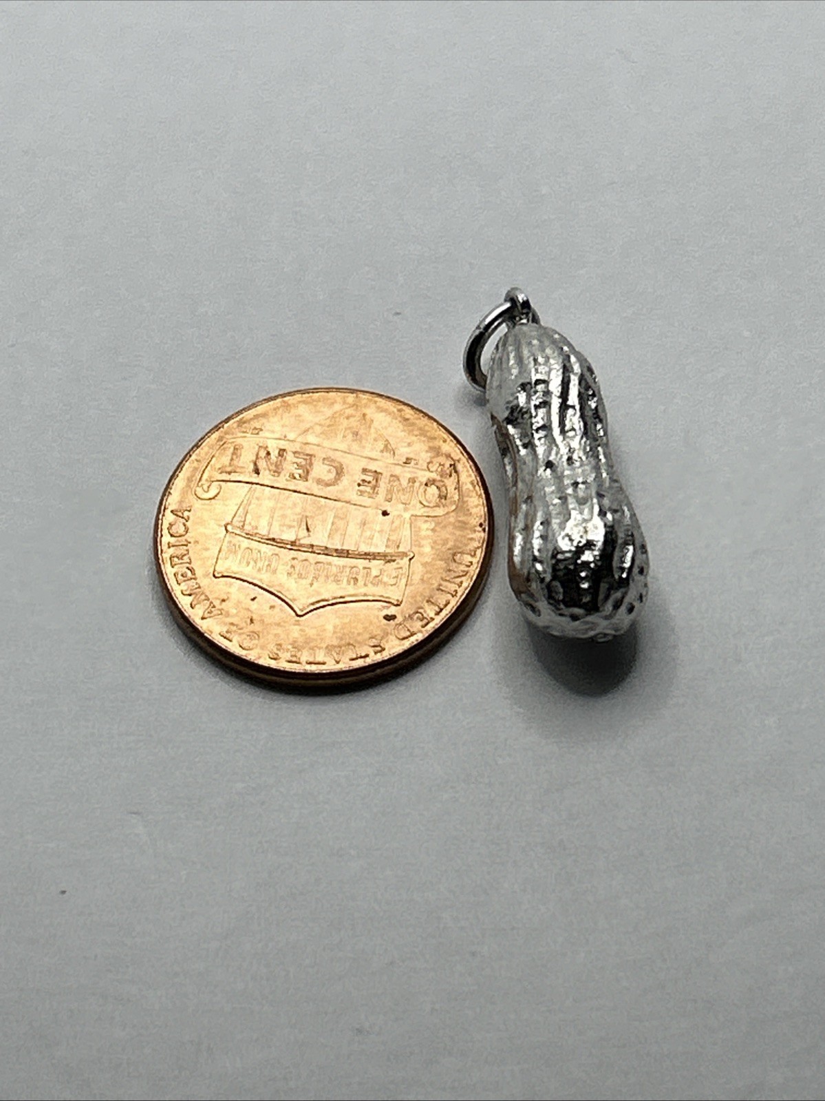 Vintage Sterling Silver 925 Peanut Charm