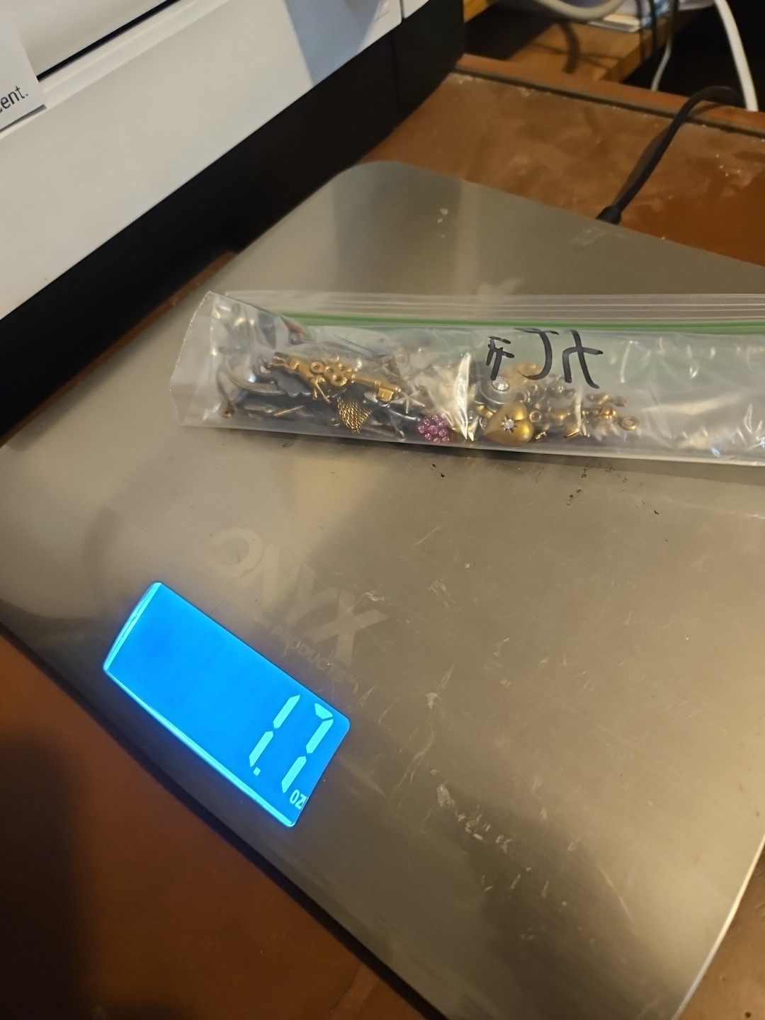 Lot Of 50 Mixed Parts Pcs France Vintage 60s Brass Stampings Findings Jewelry 24