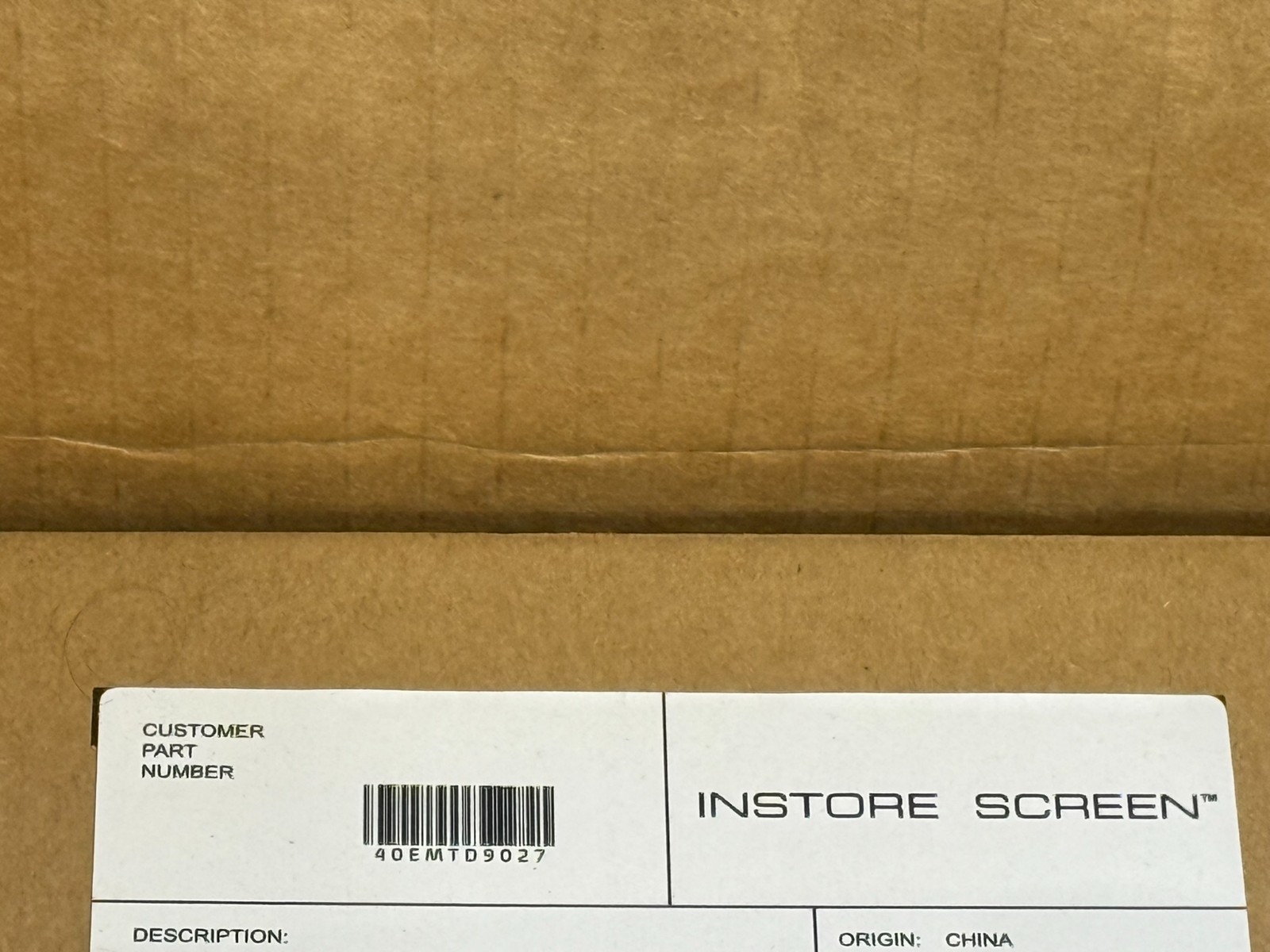 Lenovo 40EMTP9027 InTouch 156b In Store Screen 15.6" TOuchscreen Open Box