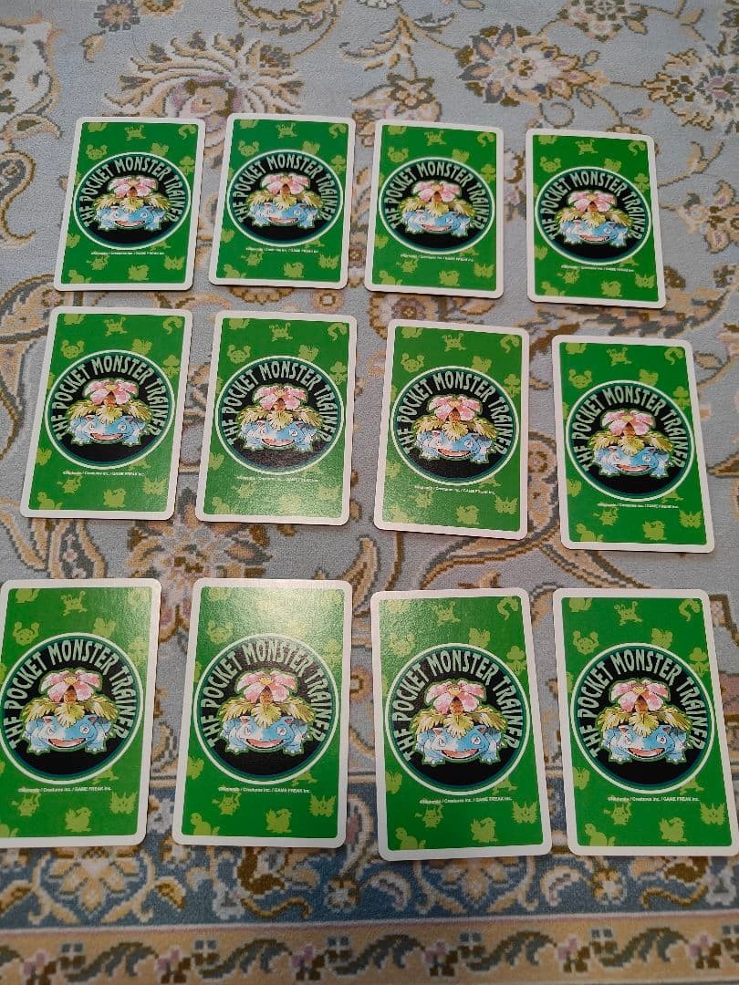 Pokemon Playing Cards Poker Venusaur Deck Green 1996 Nintendo JP rare