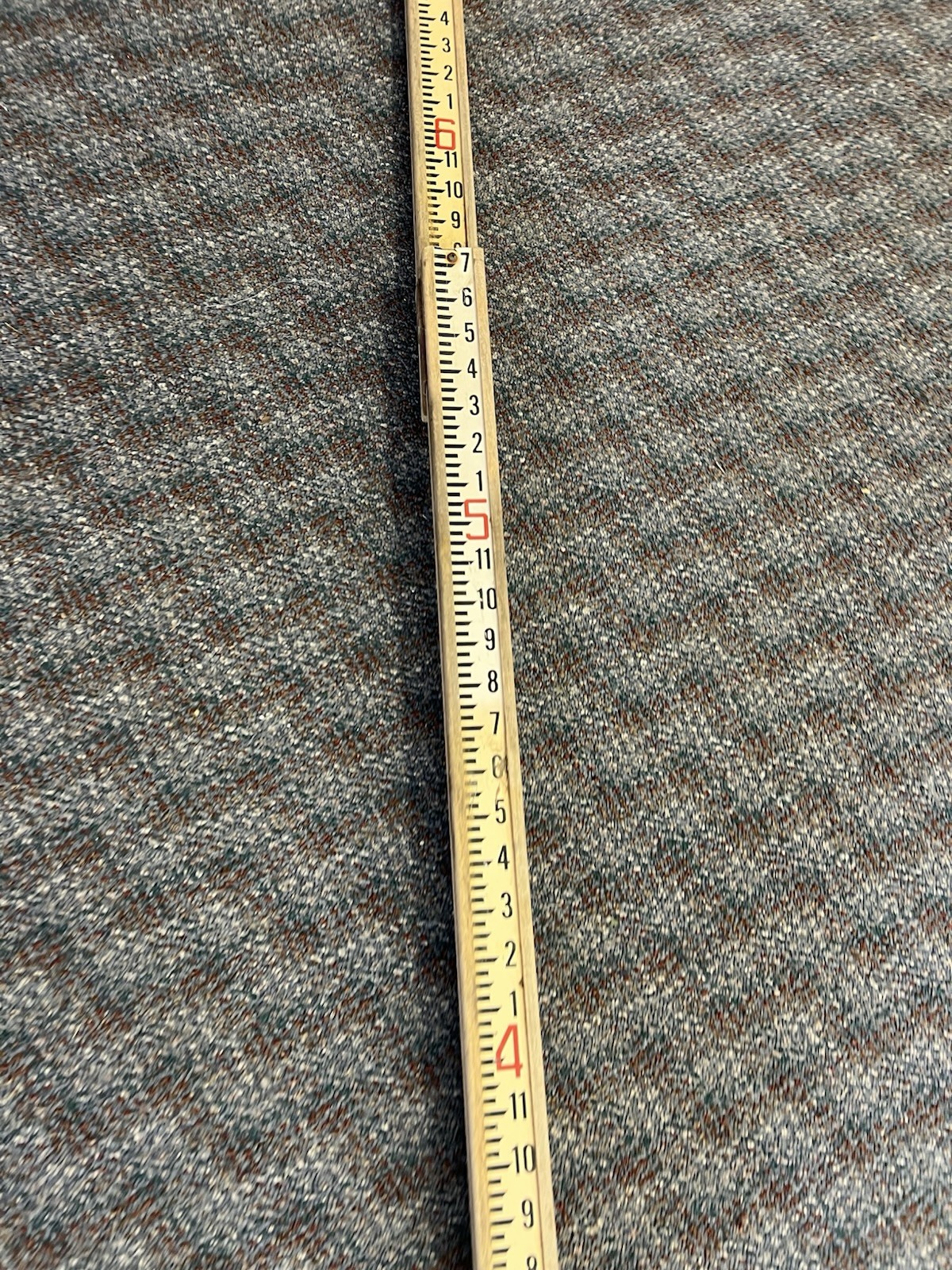 Vintage 8 FT GRADE ROD Survey Measuring Stick Ruler Story Pole industrial decor