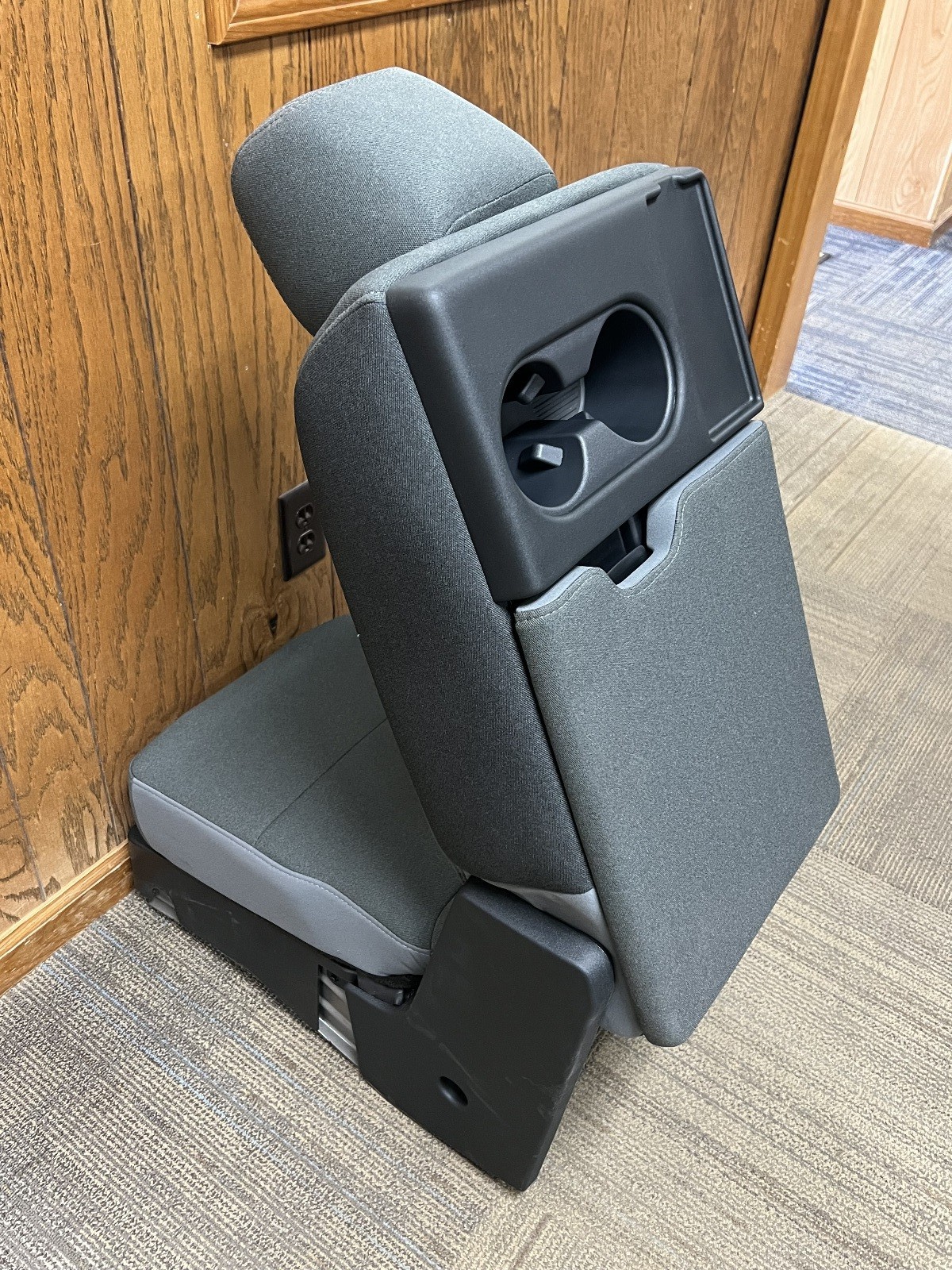 2023-24-25 Ford F-250 F-350 Superduty Center Console Medium slate Cloth Jumpseat