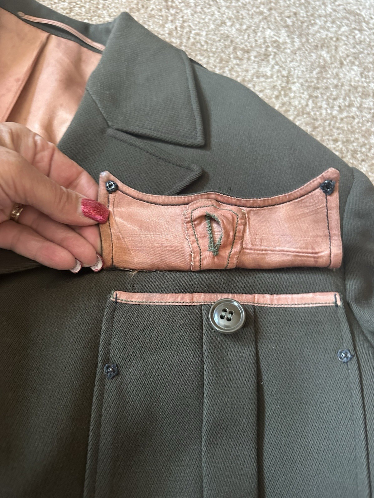 US Army, World War II officer’s Eisenhower Jacket with Buckle