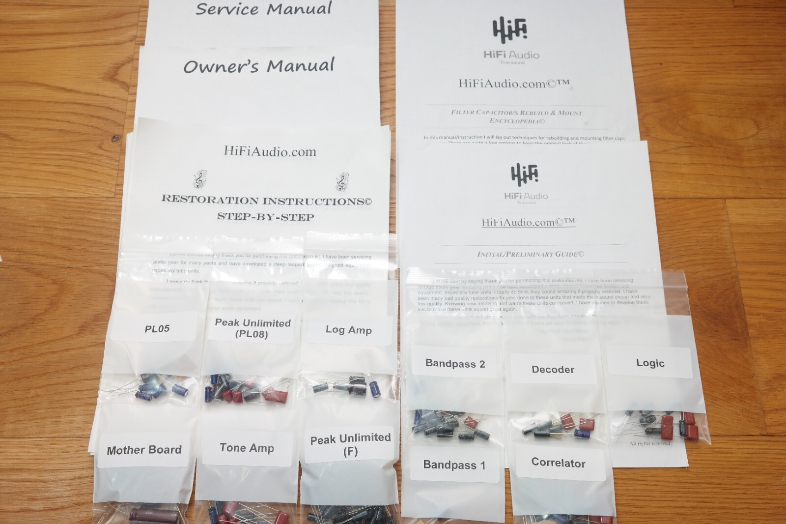 Phase Linear 4000 preamp rebuild restoration recap service kit fix repair