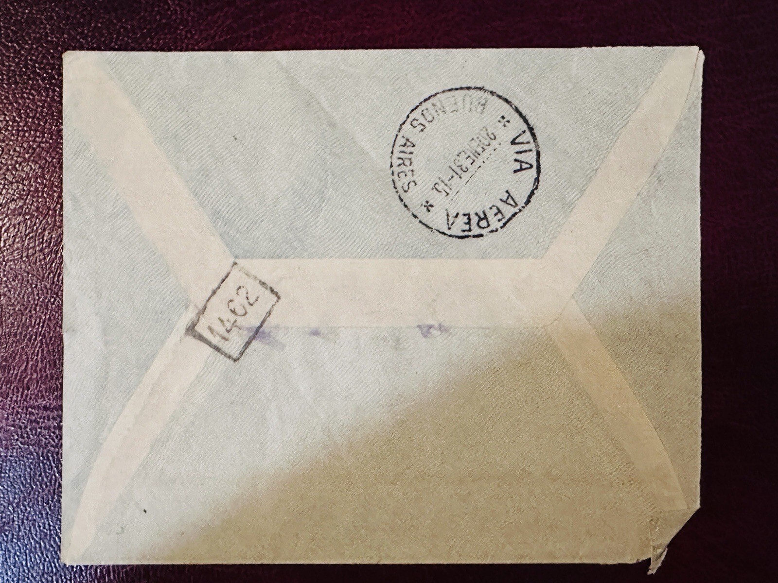 1930s? PARAGUAY COVER AIR MAIL TO BUENOS AIRES ARGENTINA 1