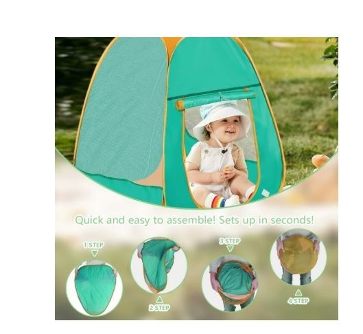 Kids Pop up Play Tent, Playhouse Tent for Boys Girls Babies and Toddlers, Play
