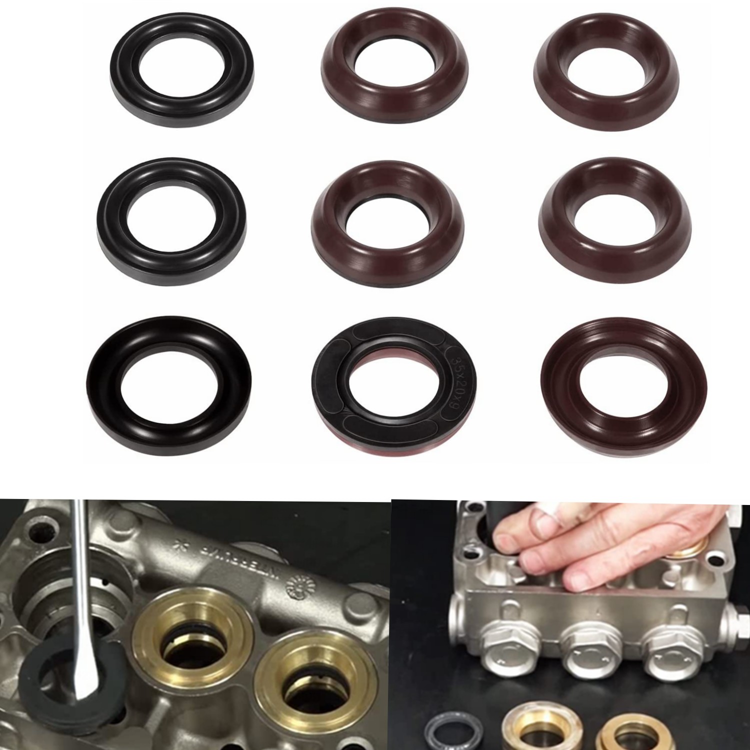 Kit 69 GP Interpump General Pump Packing Kit 20mm Repair Seal TS1511 TS2010