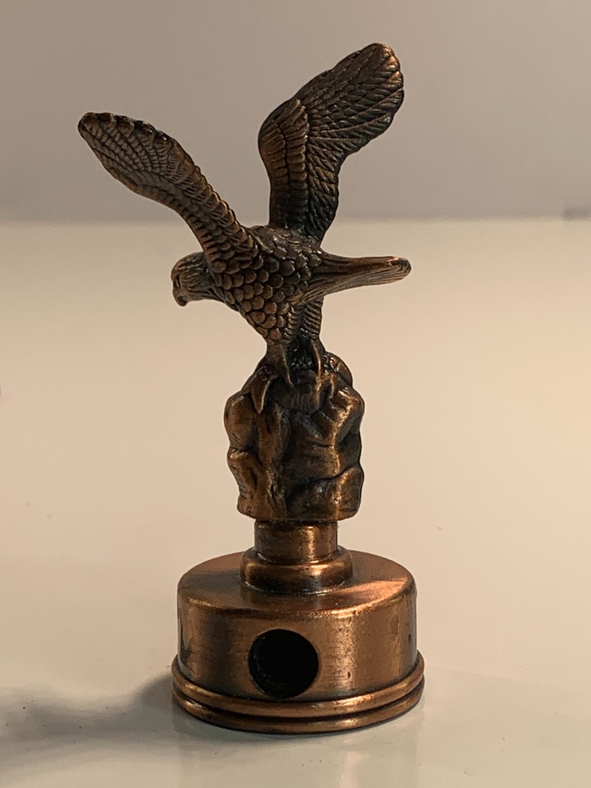 Vintage Metal Pencil Sharpener Reno Nevada Eagle Statue Casino Souvenir PSA3