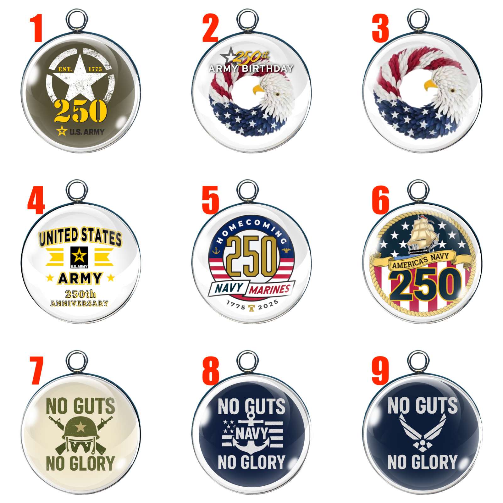 250 Years of Freedom – Military & Patriotic Charms for the Brave