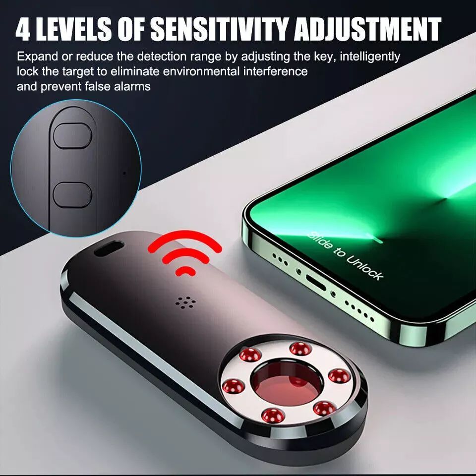 Mini Camera Detector GPS Tracker Finder Scanner Anti-Tracked Bug Prevent Monitor