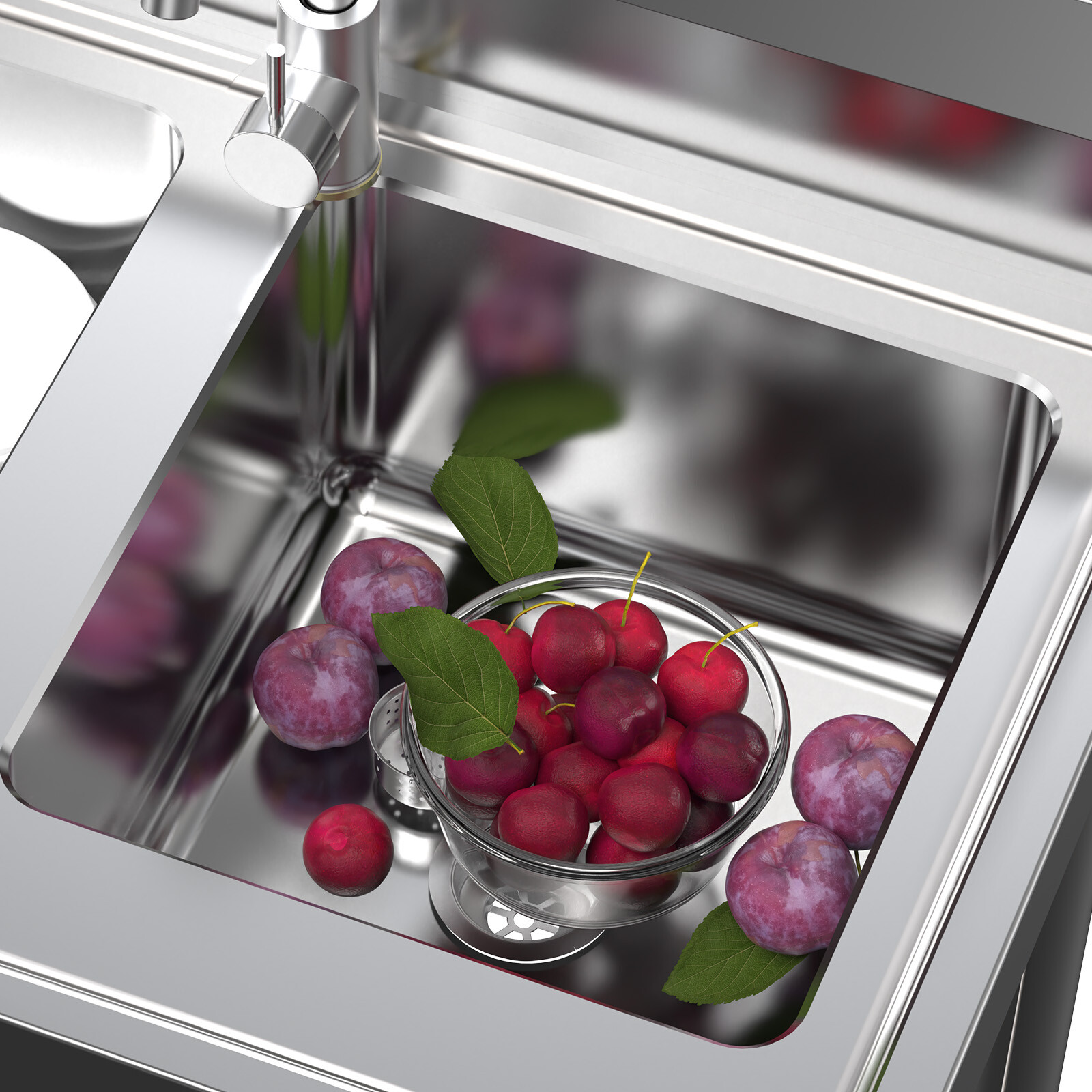 Commercial Stainless Steel 3-Compartment Sink for Kitchen & Catering Use