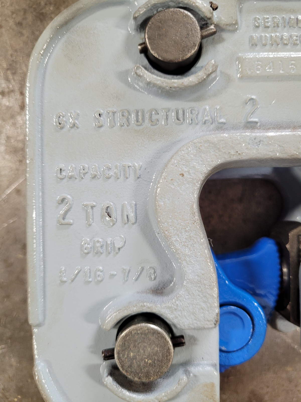 🇺🇸Lifting clamp CAMPBELL/MERRILL GX Structual, 2 ton, 1/16- 7/8" 6423108 🌐🚛