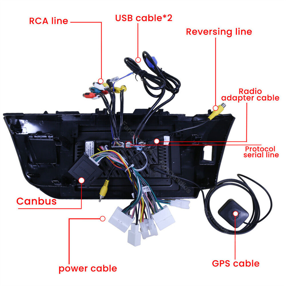 For Toyota Corolla 2014 2015 2016 Android 13 Car Stereo Radio GPS Navi CarPlay