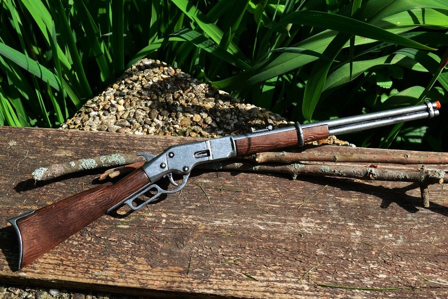 MINIATURE Winchester M1866 Lever-Action Carbine Rifle - 1866 - Denix Replica
