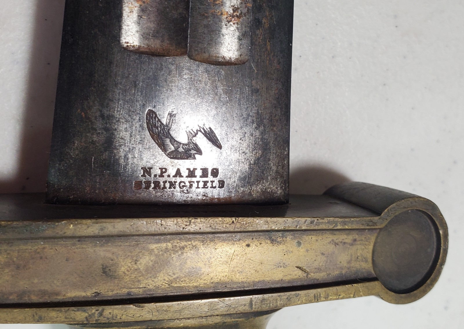 M1832 Foot Artillery Sword -- Dated 1833 -- Samuel Huse, Newburyport -- RARE