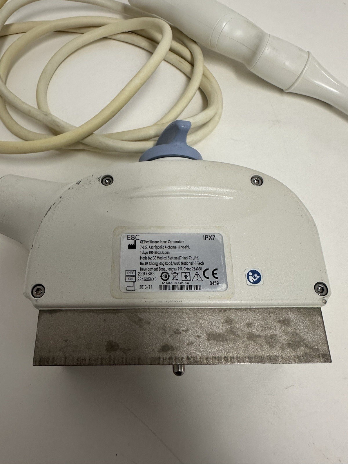 GE E8C 2297883 Transvaginal Ultrasound Transducer Probe MFG DATES 2012 to 2016