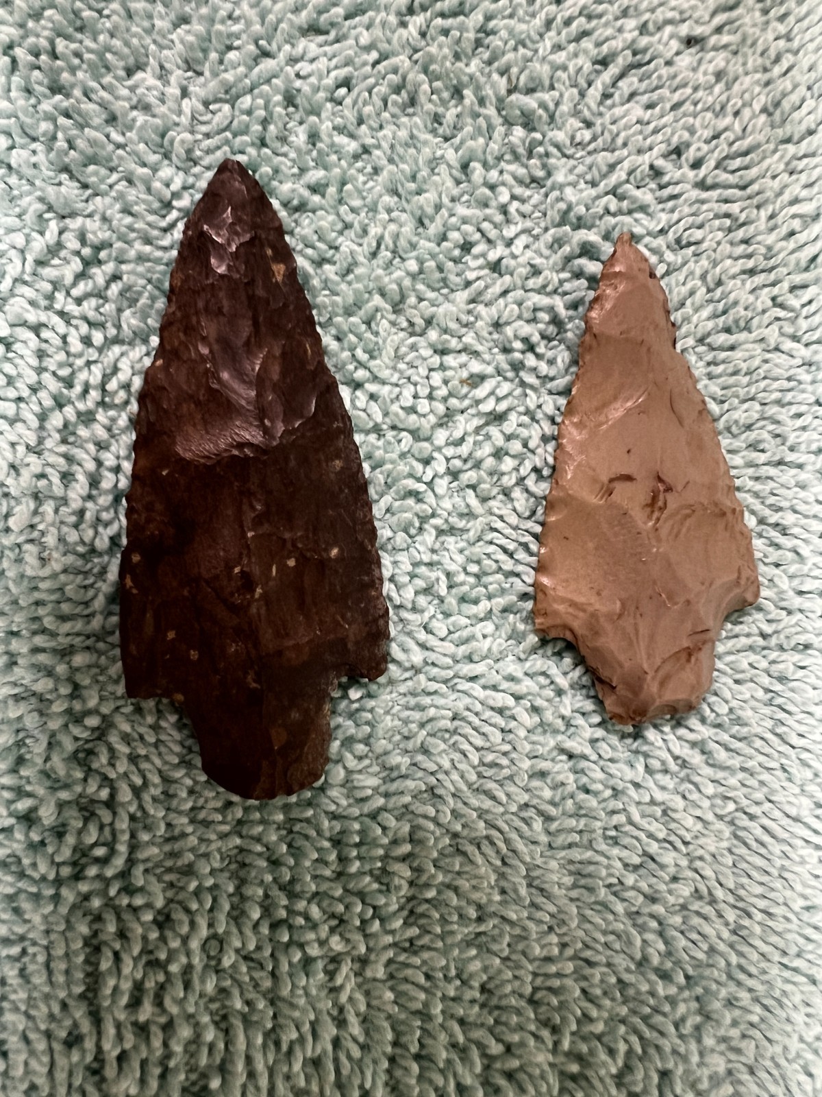 North American Adena Point Ohio Arrowheads (Lot of 2)