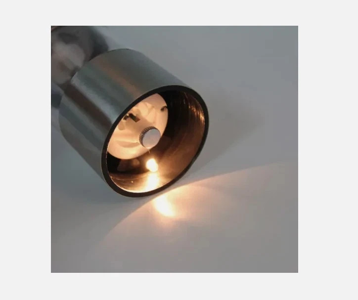 2PCS Electric Salt Pepper Grinder Mill Shakers Set Adjustable Stainless Steel US