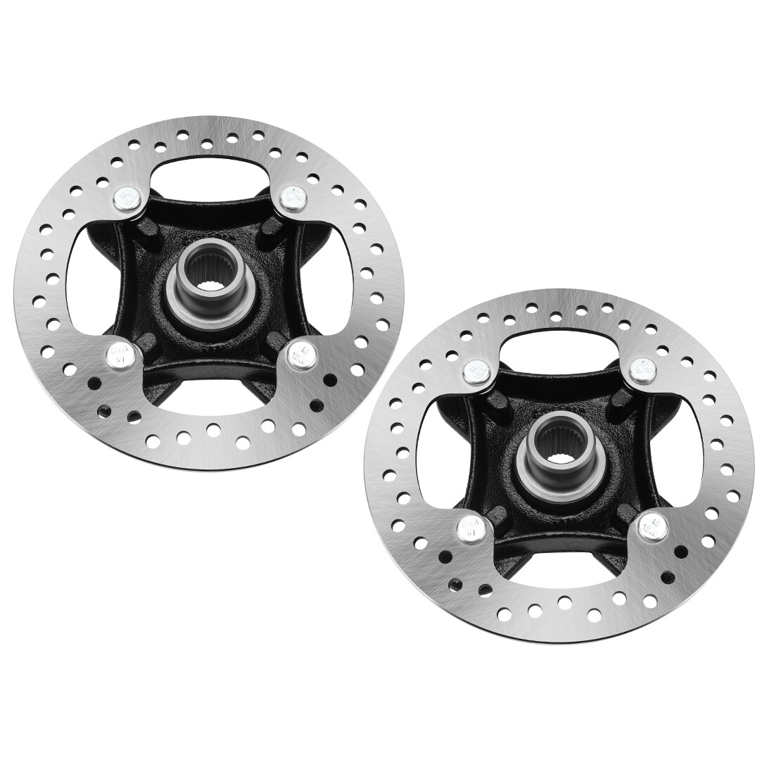 2 Front/Rear Wheel Hubs Rotor Bearing Studs for Polaris RZR XP 4 1000 2014-2023