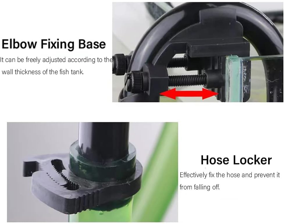 Aquarium Canister Filter Inlet Outlet, Fish Tank ID 16mm/OD 22mm, Tube