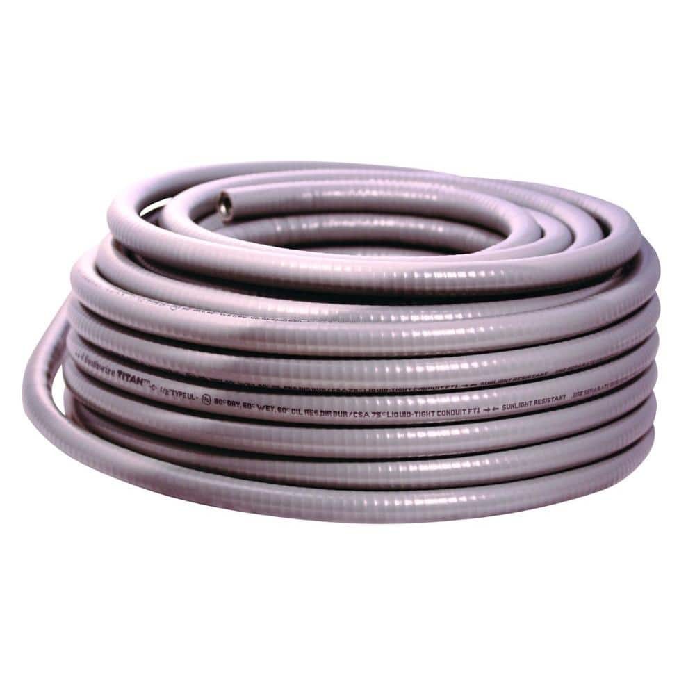 Southwire 1/2 in. x 100 ft. Liquidtight Flexible Metallic Titan Steel Conduit