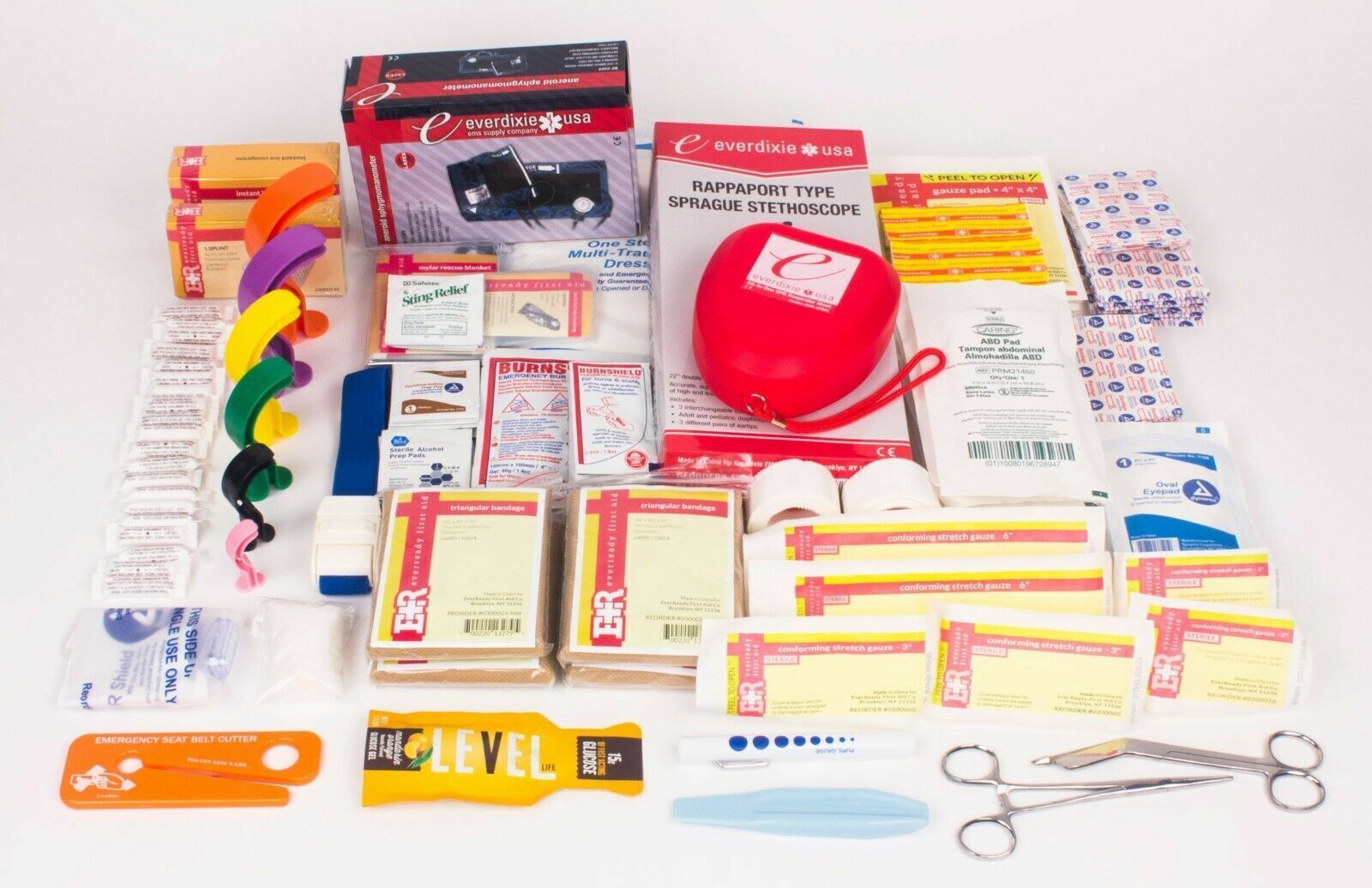 Paramedic First Responder Kit First Aid Fully Stocked Trauma Emergency Kit
