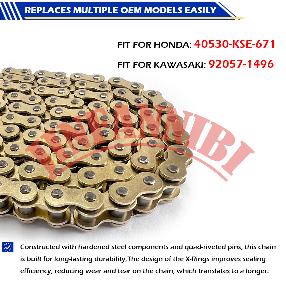 420 X-Ring Chain 120 Links & Connecting Master Links for Kawasaki KX85 2001-2020