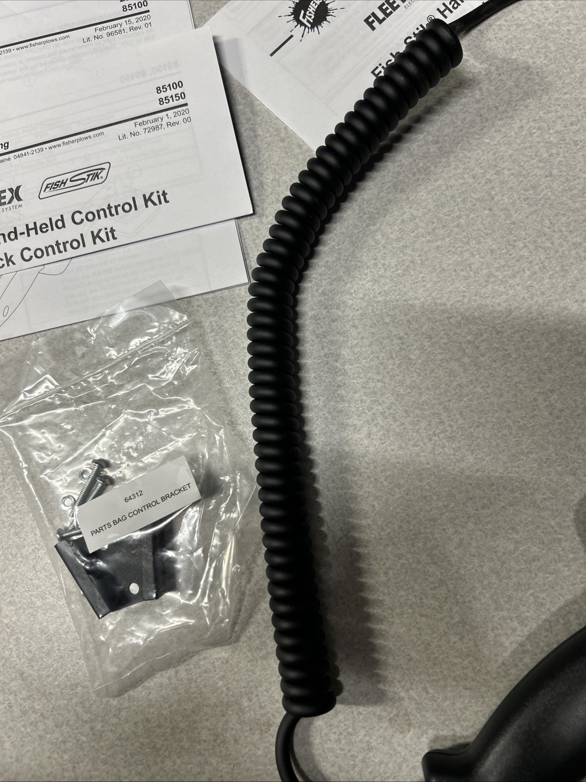 FISHER ENGINEERING CONTROL. FISHER V PLOW HANDHELD FE CONTROLLER 85100