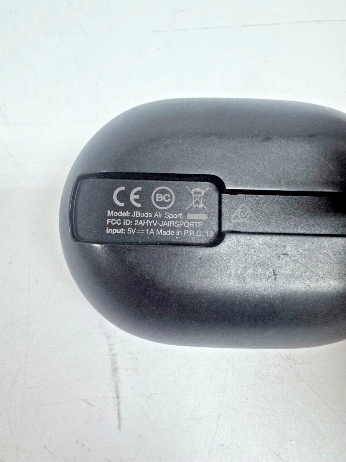 JLAB Jbuds Air Sport Wireless earbuds replacement Black Charging Case Only